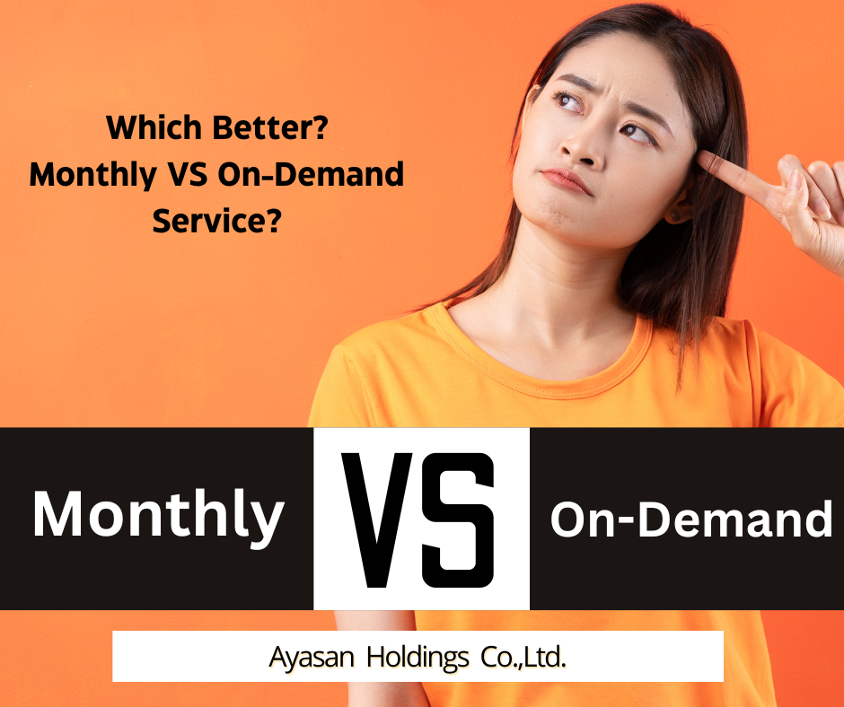 “Monthly Service VS OnDemand Service -Discover the Advantages of Monthly Maid Services: Cost-Effective and Trustworthy Support”